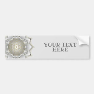 Flower Of Life - Blossoms Mandala 1 Bumper Sticker