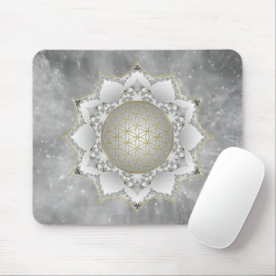 Flower Of Life - Blossoms Mandala 1 Mouse Mat