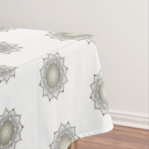 Flower Of Life - Blossoms Mandala 1 Tablecloth