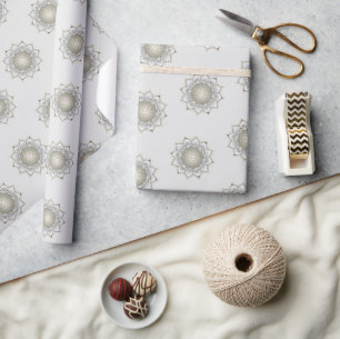 Flower Of Life - Blossoms Mandala 1 Wrapping Paper