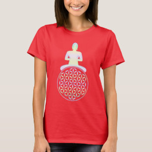 Flower of Life / Blume des Lebens - Buddha T-Shirt