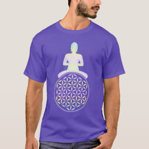 Flower of Life / Blume des Lebens - Buddha T-Shirt