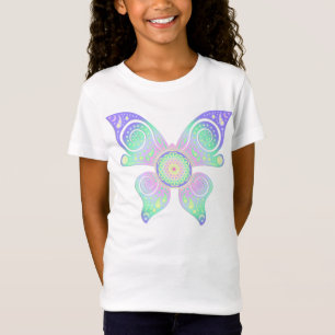 Flower of Life / Blume des Lebens - butterfly T-Shirt