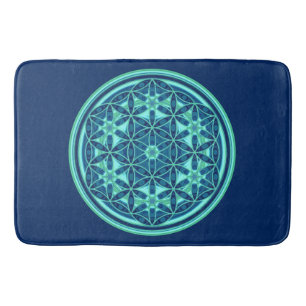Flower of Life / Blume des Lebens - Button I Bath Mat