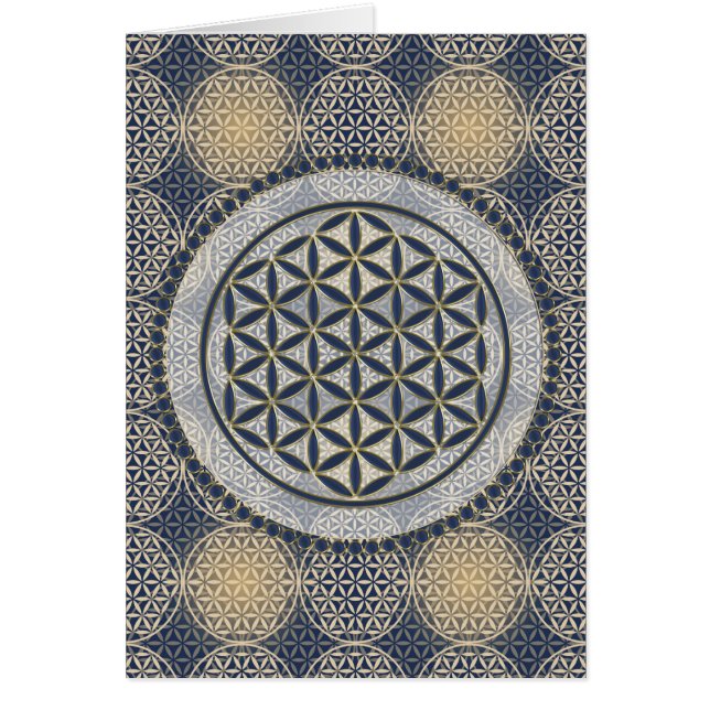 Flower of Life / Blume des Lebens - Button IX (Front)