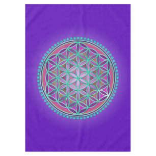 Flower Of Life / Blume des Lebens - Button VI Tablecloth