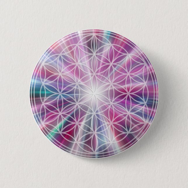 Flower Of Life / Blume des Lebens - Button VII (Front)