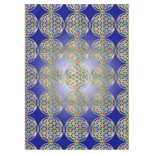 Flower Of Life / Blume des Lebens - colourful shin Tablecloth