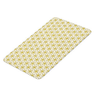 Flower of Life / Blume des Lebens - gold pattern Magnet