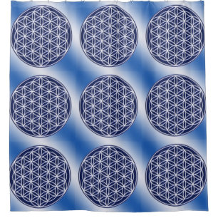 Flower Of Life / Blume des Lebens - HEAVEN Shower Curtain