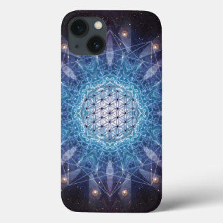 Flower of Life / Blume des Lebens Holy Universe iPhone 13 Case