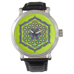 Flower Of Life / Blume des Lebens - Lotus Contour Watch