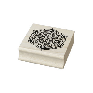 Flower Of Life / Blume des Lebens - Lotus II Rubber Stamp
