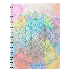 Flower of Life / Blume des Lebens - Love Hearts Notebook