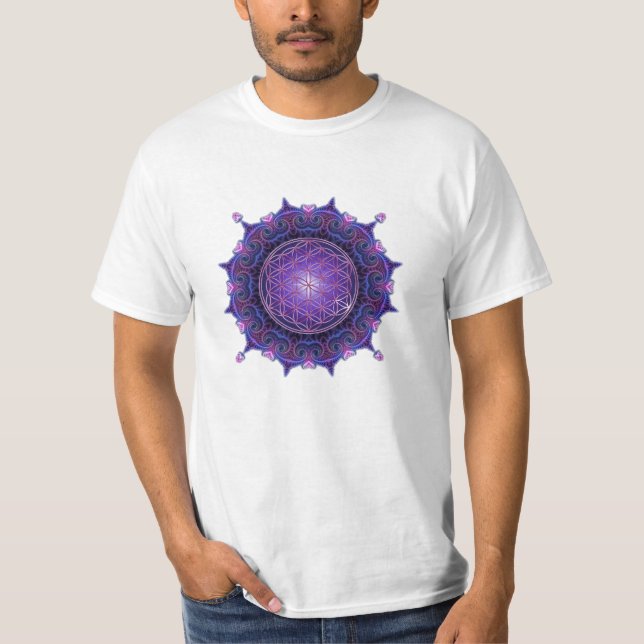 FLOWER OF LIFE / Blume des Lebens - Mandala I T-Shirt (Front)