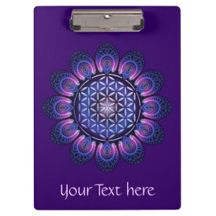 Flower of Life / Blume des Lebens - Mandala II Clipboard