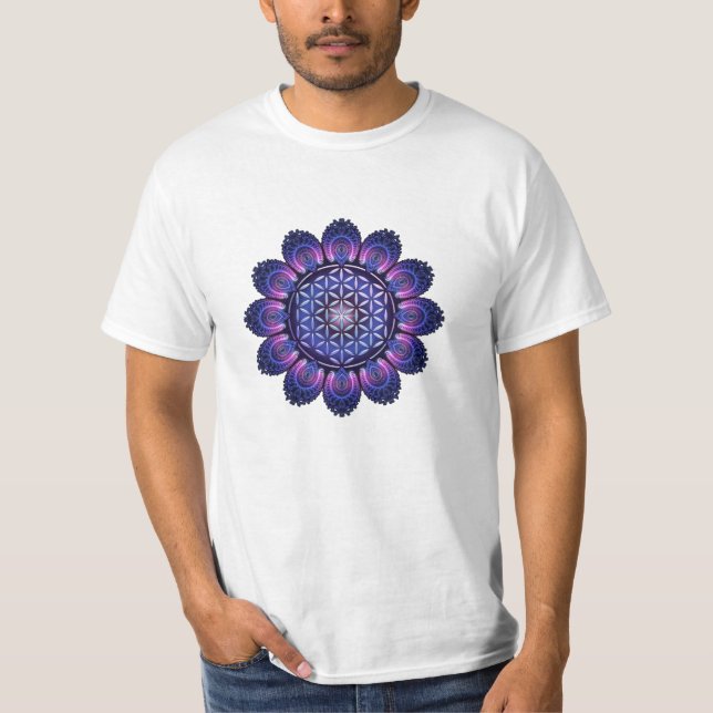 FLOWER OF LIFE / Blume des Lebens - Mandala II T-Shirt (Front)