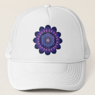 FLOWER OF LIFE / Blume des Lebens - Mandala II Trucker Hat