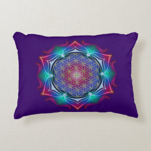 Flower Of Life / Blume des Lebens - Mandala IV Decorative Cushion