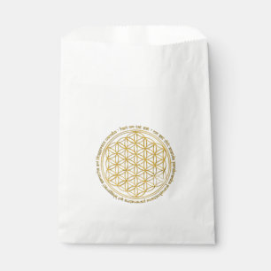 Flower Of Life / Blume des Lebens - Moola Mantra Favour Bags