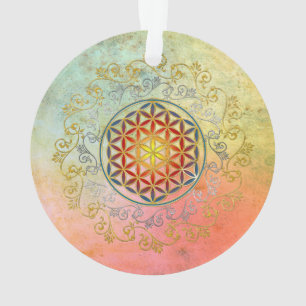 Flower of Life / Blume des Lebens - Ornament IV BG