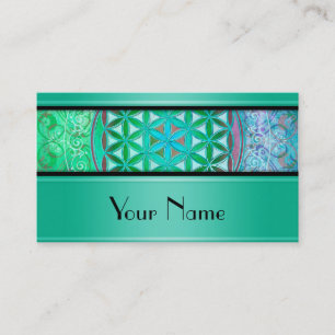 Flower Of Life / Blume des Lebens - Ornament IV Business Card