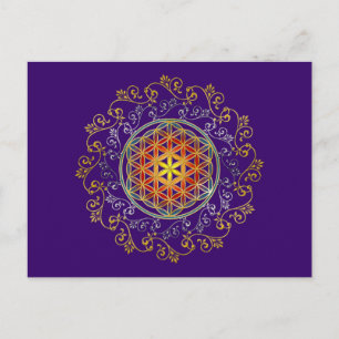 FLOWER OF LIFE / Blume des Lebens - Ornament IV Postcard