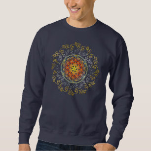 Flower of Life / Blume des Lebens - Ornament IV Sweatshirt