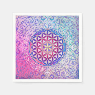 Flower Of Life / Blume des Lebens - Ornament V Napkin