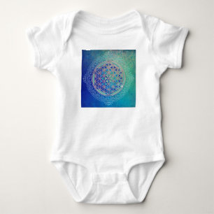 Flower Of Life / Blume des Lebens - Ornament VI Baby Bodysuit