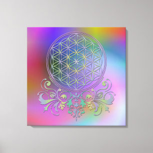 Flower of Life / Blume des Lebens - Ornaments II Canvas Print