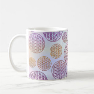 Flower of Life / Blume des Lebens - pattern violet Coffee Mug