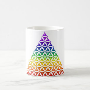 Flower Of Life / Blume des Lebens - pyramid chakra Coffee Mug
