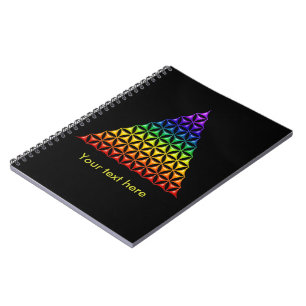 Flower Of Life / Blume des Lebens - pyramid chakra Notebook