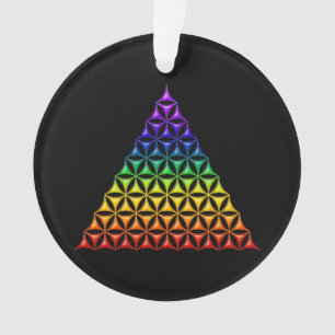 Flower Of Life / Blume des Lebens - pyramid chakra Ornament