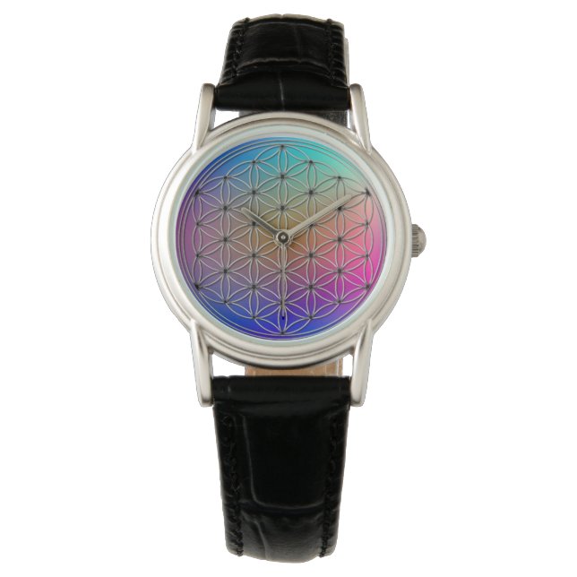 Flower of Life Blume des Lebens Romantic Watch (Front)
