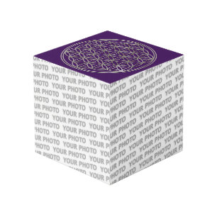 Flower Of Life / Blume des Lebens - silver Cube