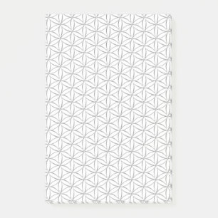 Flower of Life / Blume des Lebens - silver pattern Post-it Notes