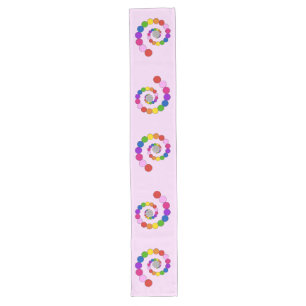 Flower of Life / Blume des Lebens - spiral dots Long Table Runner