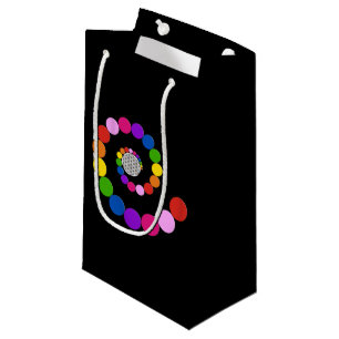 Flower of Life / Blume des Lebens - spiral dots Small Gift Bag