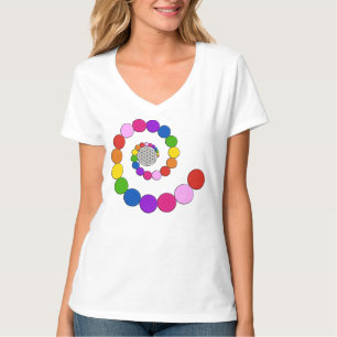 Flower of Life / Blume des Lebens - spiral dots T-Shirt