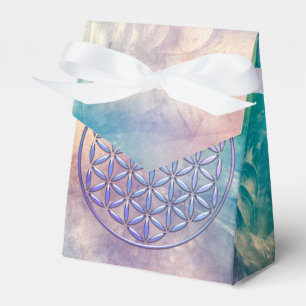 Flower of Life / Blume des Lebens - stamp violet Favour Box