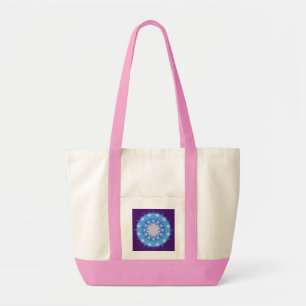FLOWER OF LIFE/Blume des Lebens Stars Mandala Tote Bag