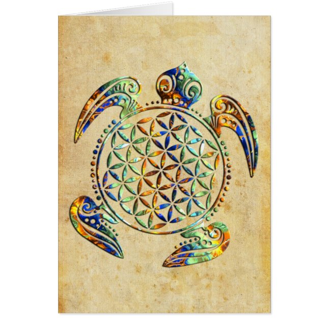 Flower of Life / Blume des Lebens - turtle (Front)