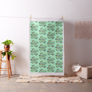 Flower Of Life / Blume des Lebens - turtle coloure Fabric