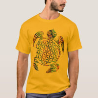 Flower of Life / Blume des Lebens - turtle coloure