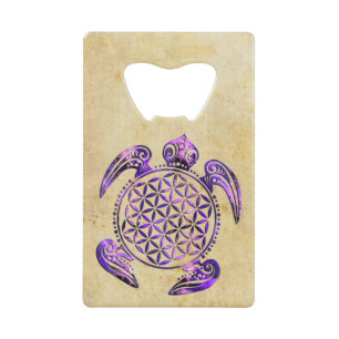 Flower of Life / Blume des Lebens - turtle purple