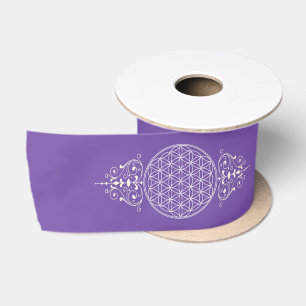 Flower of Life / Blume des Lebens - vintage I Satin Ribbon