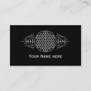 Flower of Life / Blume des Lebens - vintage II Business Card