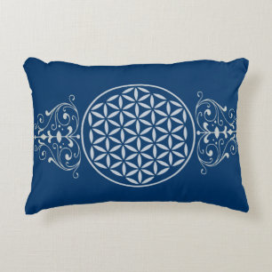 Flower of Life / Blume des Lebens - vintage II Decorative Cushion